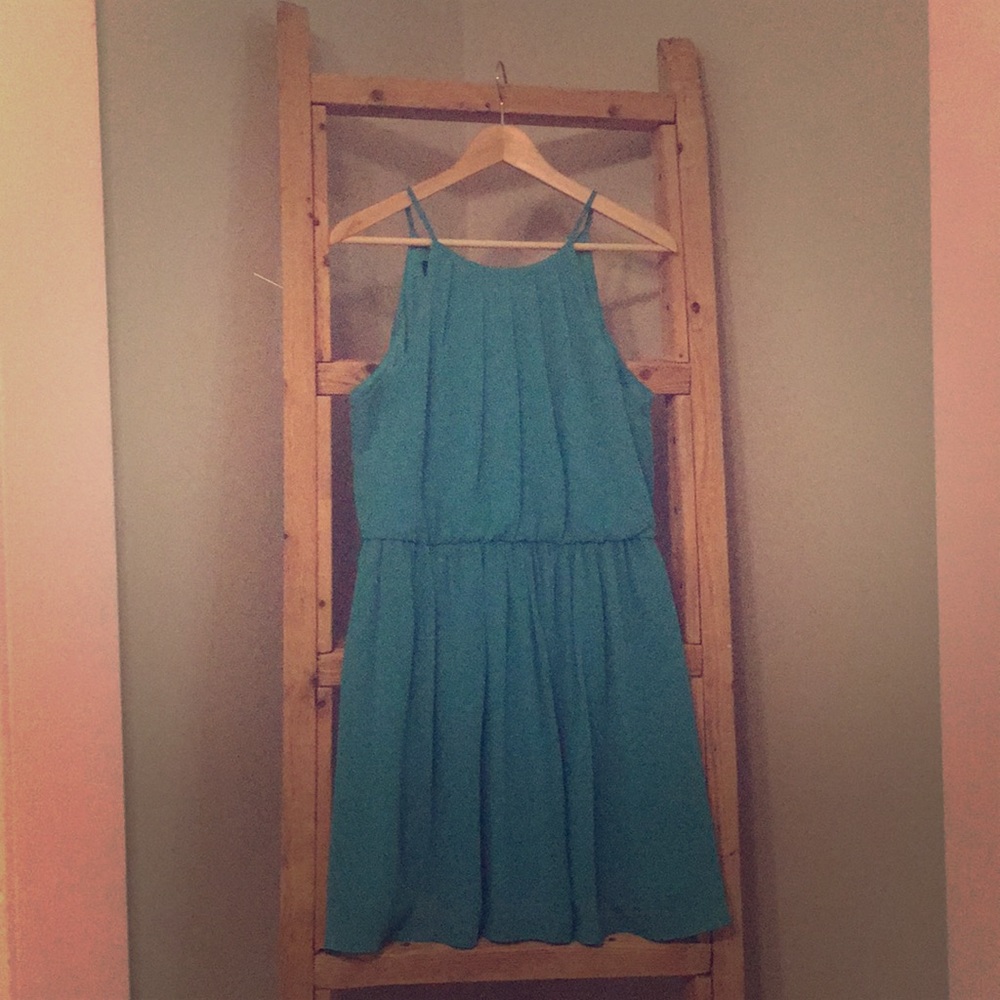 Teal dress